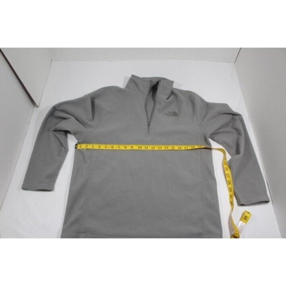The North Face Light Weight Green Men's Pull Over  1/4 Zip Fleece Jacket M - Picture 11 of 16